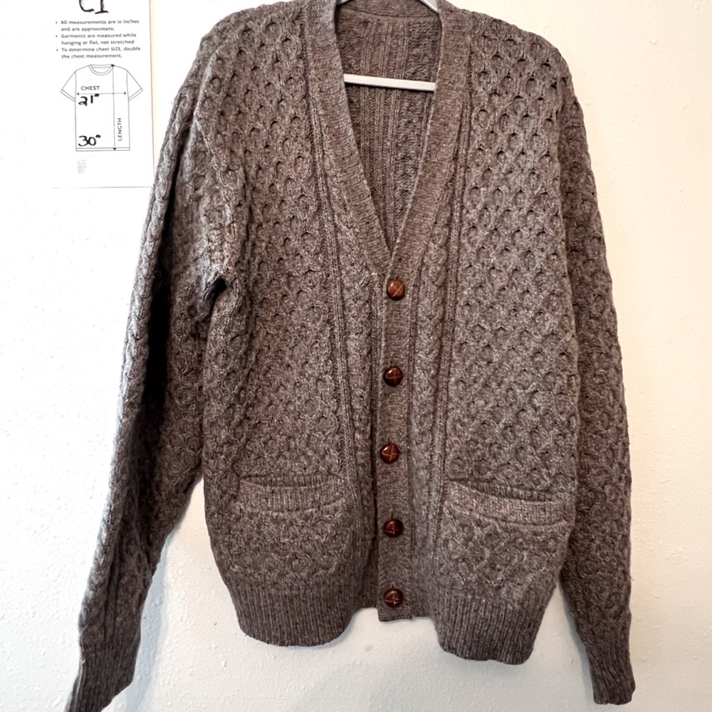 Vintage brown cardigan
